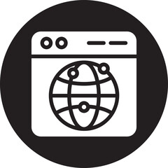 website glyph icon
