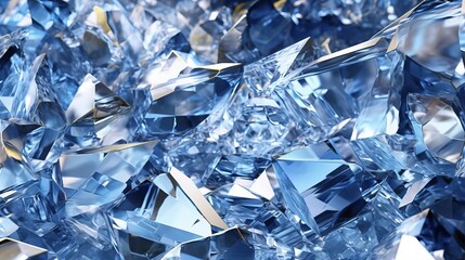 Nature-Inspired Wallpaper with Diamond. Generative  AI 
