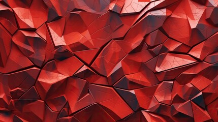 Red Mineral Veins Wallpaper. Generative  AI 