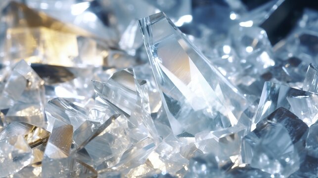 Nature's diamont texture. Generative  AI 