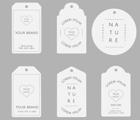 Customizable black and white Pantry label collection.
