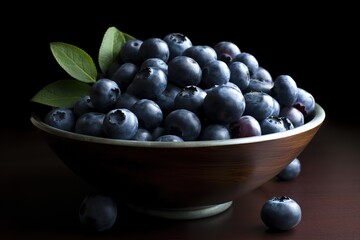 Fototapeta premium bluberries, Generative AI illustrations