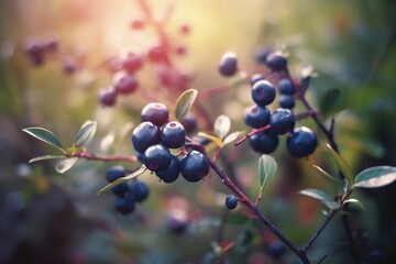 Huckleberries, Generative AI illustrations