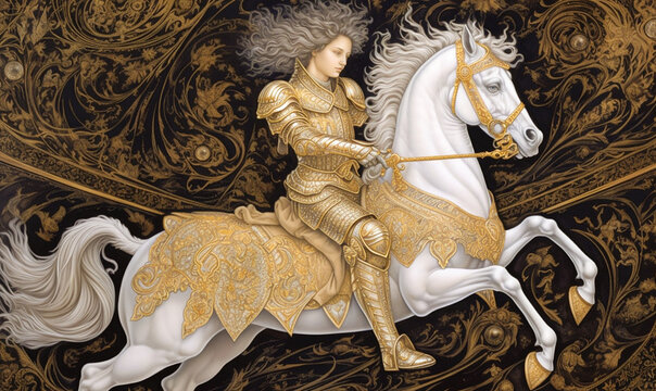 Golden Female Knight
