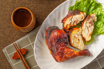 Air Fryer Baked Chicken Thighs