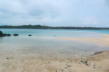 Obraz premium Ko Mak Island in Thailand, is a small island of Trat province. It is a subdistrict of Ko Kut district. The island is named after the areca nut, also known as the 