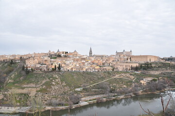Fototapeta na wymiar A view of Toledo, Spain