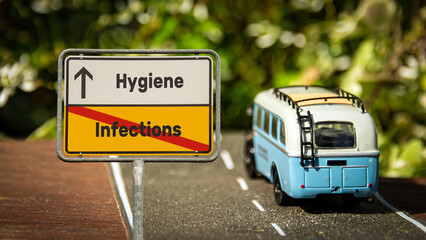 Street Sign to Hygiene versus Infections