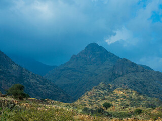 saudi arabian naturel mountains taif