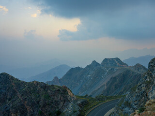 saudi arabian naturel mountains taif