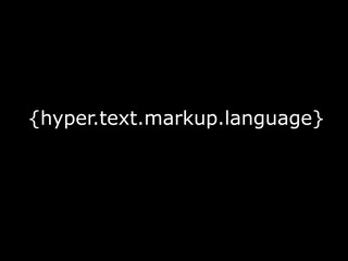 Fototapeta premium Hyper text markup language