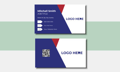 Modern Business Card - Creative and Clean Business Card Template.