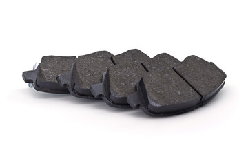 Brake pad set prepared for wear indicator, auto parts isolated
