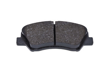 Brake lining for brake disc, white background