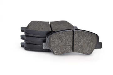 Set of brake pads for brake discs of a passenger car
