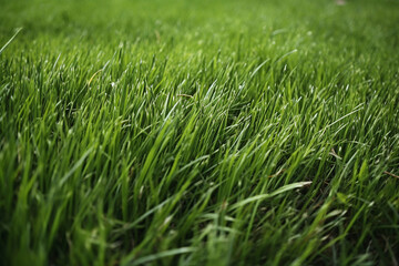 Fototapeta premium Lawn with grass. AI Generated