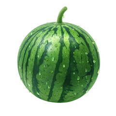 スイカのイラスト　リアル