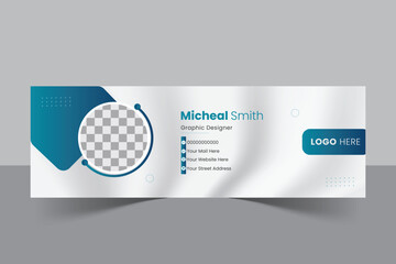 Corporate Email Signature Design Template.