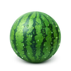 スイカのイラスト　リアル