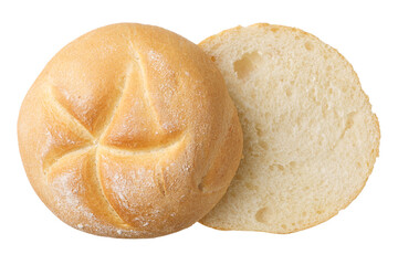 Round wheat bun