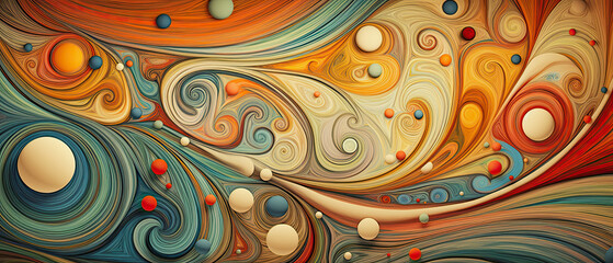 generative ai illustration of a background pattern in the style of Leonardo da Vinci
