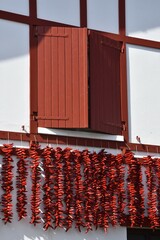 Les piments d'Espelette dans le Pays Basque