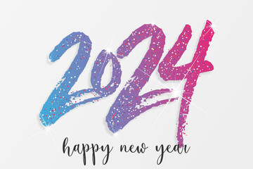 2024 - happy new year - best wishes 2024 background