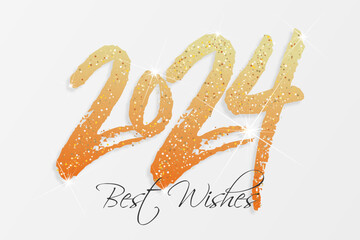 2024 - happy new year - best wishes 2024 background