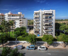 City view from above, Cambrils, Spain