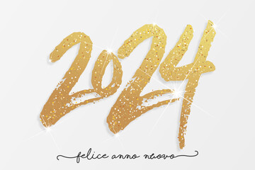 felice anno nuovo - buon anno 2024	