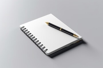 Naklejka premium Blank notebook mockup