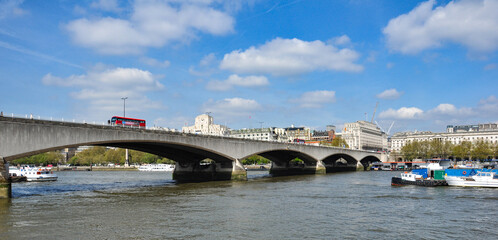 Waterloo Bridge, River Thames, London