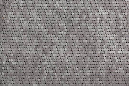 texture of grey tiled roof