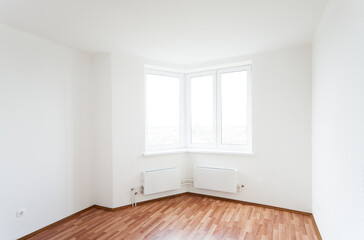 Obraz na płótnie Canvas empty white room with window