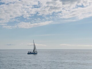 sailboat on the sea