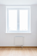 Fototapeta premium white empty room with window