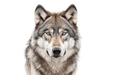 Wolf on Transparent Background. AI