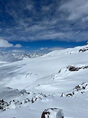 snow covered mountain