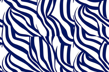 pattern with Nautical Stripes, A classic summer pattern featuring navy blue and white stripes, perfect for a day on the water