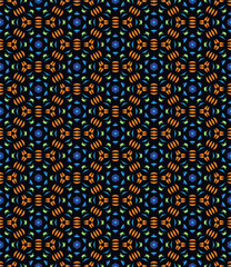 Multi color seamless abstract pattern. Background and backdrop. Multi Colored. Colorful ornamental design. Colored mosaic ornaments. Vector graphic illustration. EPS10.