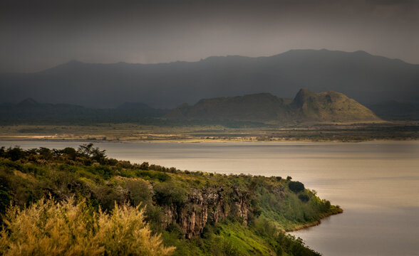 Sleeping Warrior mountain is a breathtaking rock formation in the Ugali Hills, Lake Elementaita, Kenya