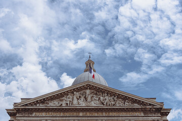 Pride of France: French Flag Fluttering at the Panth&eacute;on