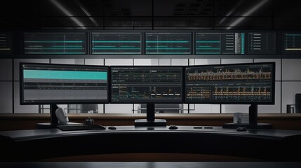 Advanced monitoring systems for real-time production. AI generated