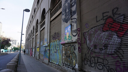 graffiti on the wall