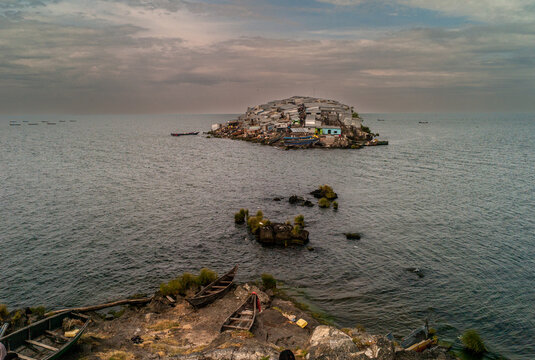 Migingo is a 2,000-square-metre (0.49-acre; 0.20-hectare) island in Kenya on Lake Victoria. 