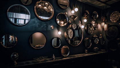 Luxury home interior decoration with modern design generated by AI