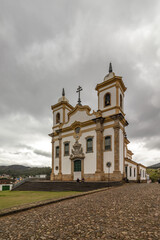 Fototapeta na wymiar church in the city of Mariana, State of Minas Gerais, Brazil