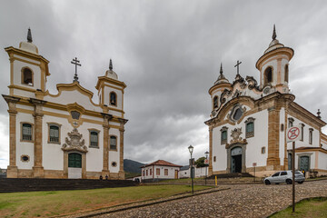 church in the city of Mariana, State of Minas Gerais, Brazil