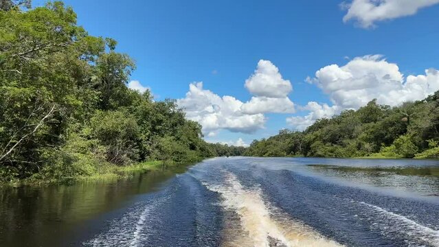 Zodiac Fahrt auf dem Amazonas