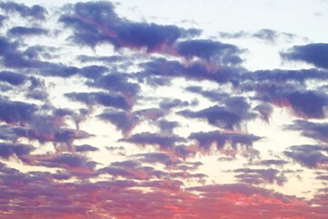 Obraz premium Magischer Wolkenhimmel